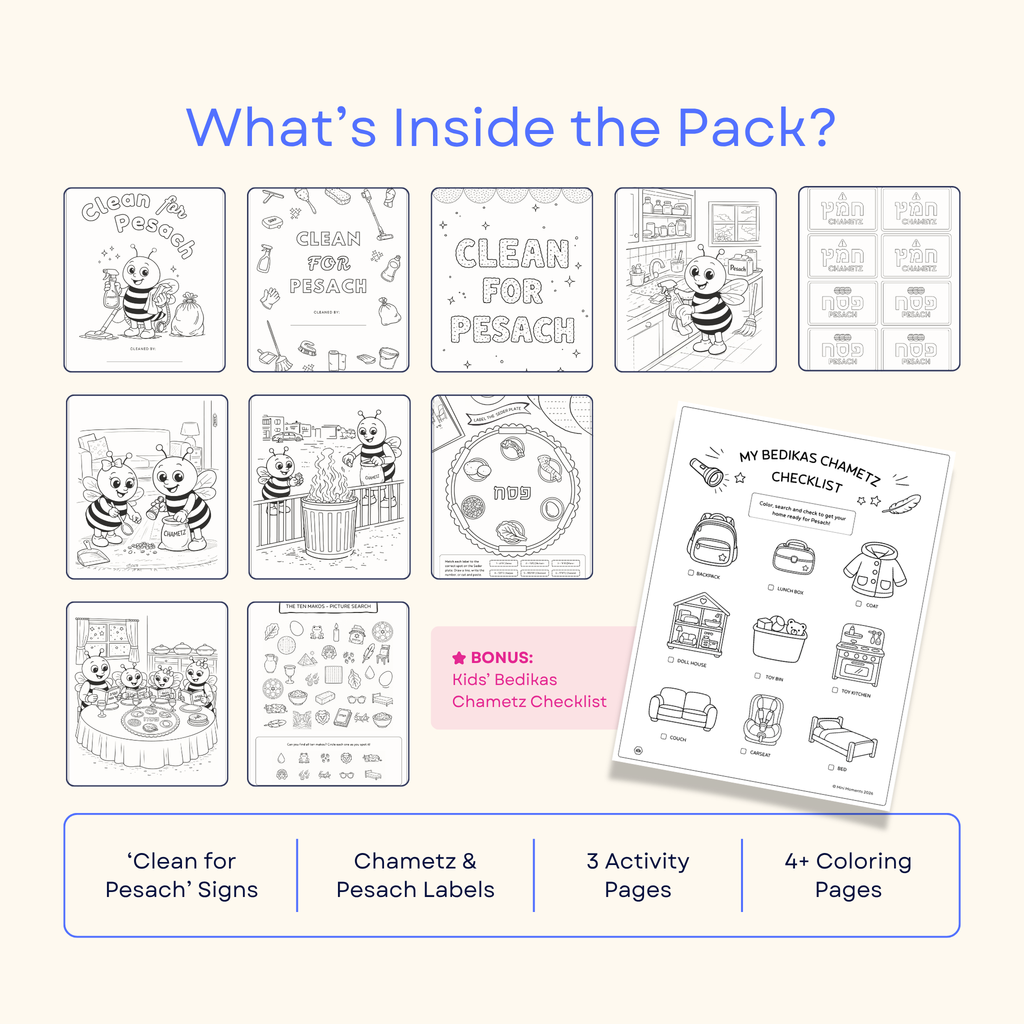 Pesach Coloring & Activity Pack